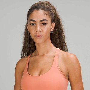 Lululemon All Powered Up Bra Medium Support Pink Savannah 38DD